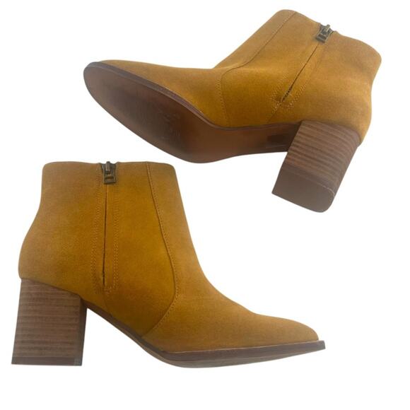 Madewell Suede Bryce Chelsea Boots tan sz 7 - Picture 3 of 7